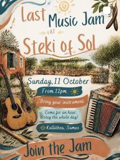 Last Music Jam at Steki of Sol